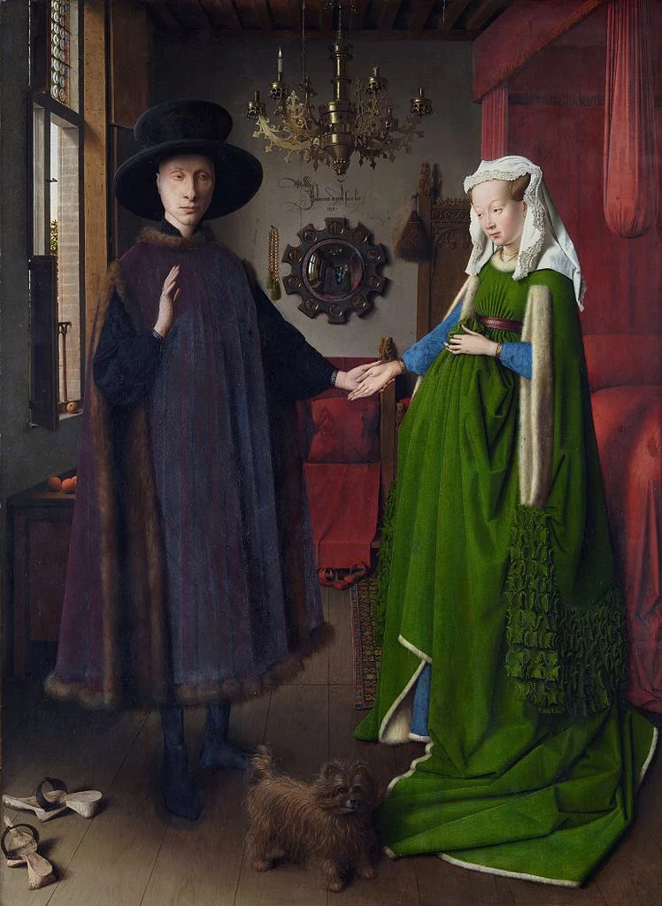 Van_Eyck-Arnolfini ואן אייק - נישואי הזוג ארנולפיני 1434